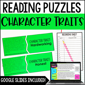 Character Traits Puzzles | Printable and Digital Character Traits ...